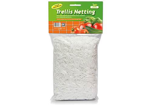 Heavy-Duty Polyester Plant Trellis Netting 5 x 15ft 1 Pack